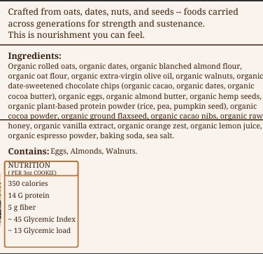 Double Chocolate Chip Protein Power Cookie